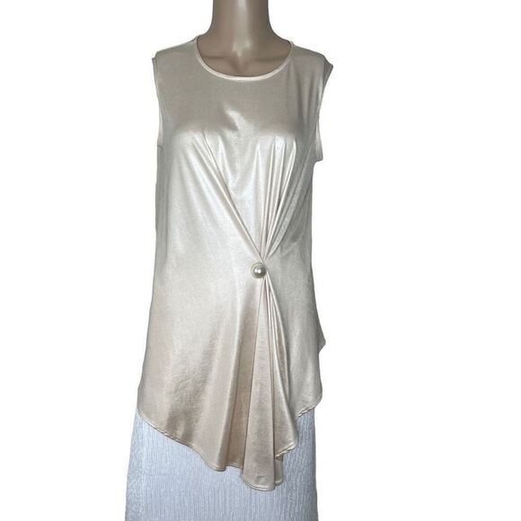 NWT Zara pearl top shirt - Picture 1 of 10
